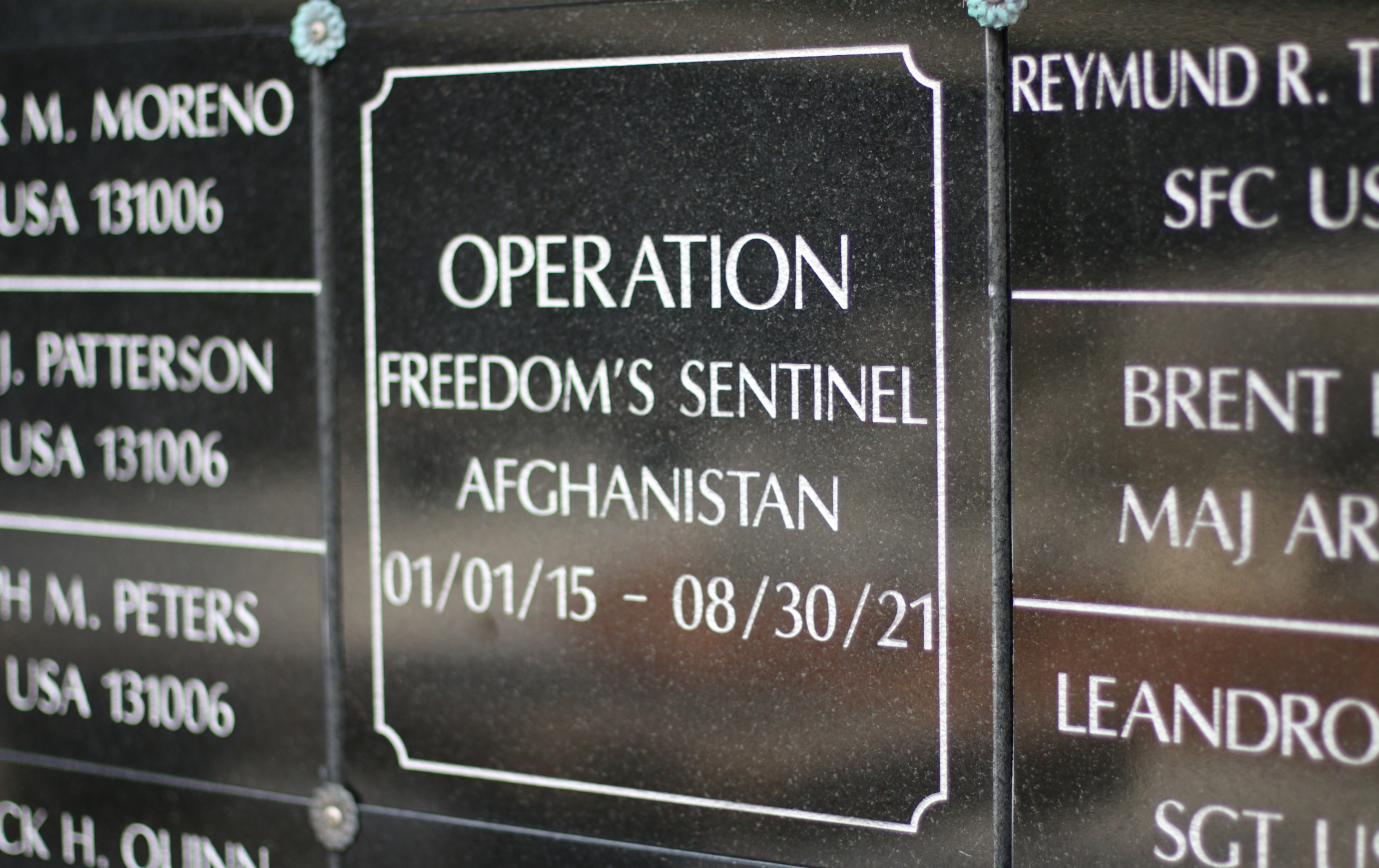Views of the Special Operations Memorial